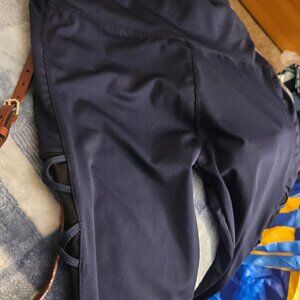 Navy leggings